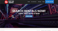 Desktop Screenshot of partybusmemphis.net